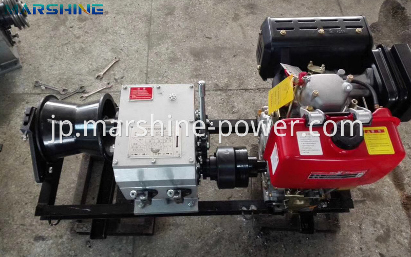 Gasoline Engine Powered Winch-3